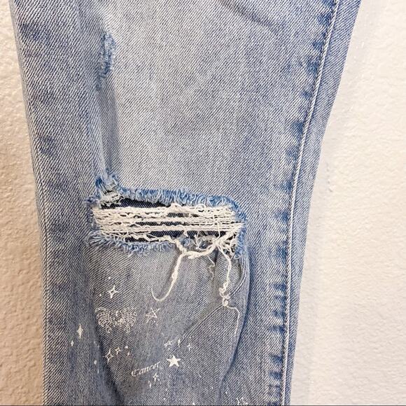 Pistola Zodiac Raw Hem Distressed Jeans - Picture 3 of 7